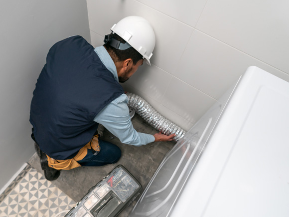 Expert dryer vent repair to ensure safe and efficient operation.